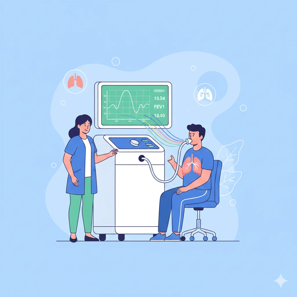 اسپیرومتری و تست تنفسی